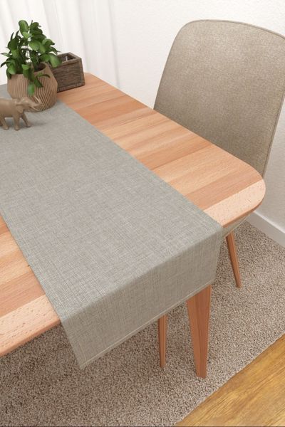 Tischlufer von Lysel - Montua #3J in braunbeige