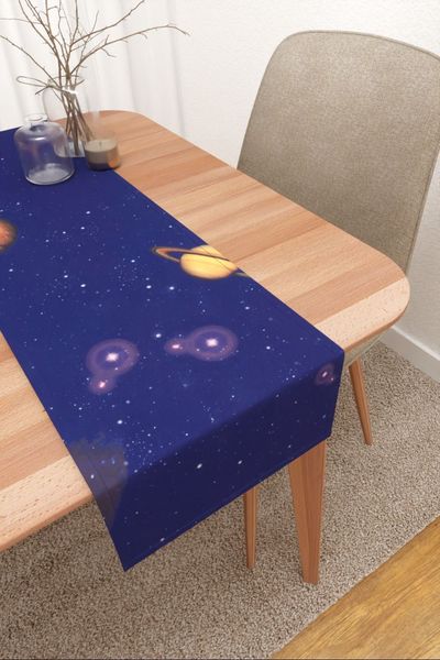 Tischlufer von Lysel - Timra #3J in brillantblau
