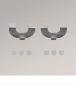 silber Vorschau Lysel - 1 Paar Haken für Ösen #1W silber