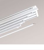 weiß Vorschau Lysel Outlet - SET Schiebegardinenschiene mit Paneelwagen 4-läufig #1W weiß