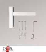 silber Vorschau Lysel - Träger für Coral-Stangen rechteckig #1W silber