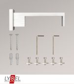 silber Vorschau Lysel - Multiträger für Coral-Stangen rechteckig #1W silber