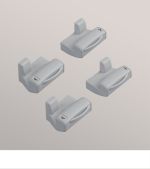 grau Vorschau SET Glasleistenwinkel Cosiflor - NEU #0L grau