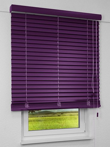 Jalousie Maßanfertigung Holzjalousie Purpurviolett 4007