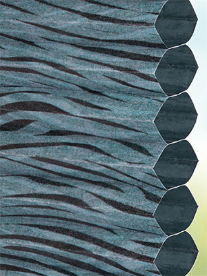Stoff Plissee Maßanfertigung Comb Cloth tiger 05.777