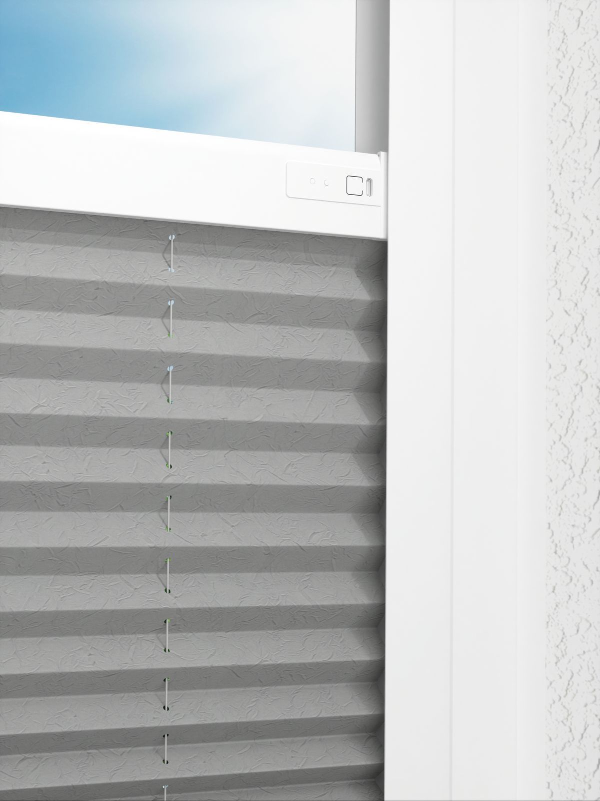 Detailansicht LYSEL HOME Plissee 136A Abelia Pearl