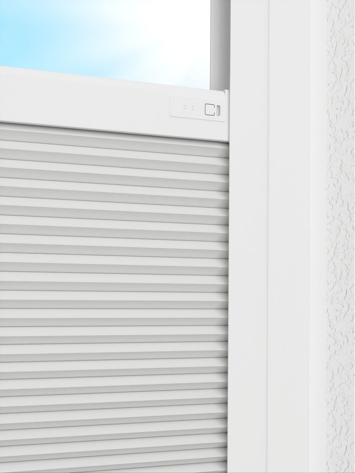 Detailansicht LYSEL HOME Plissee 006A Nana BO Wabe