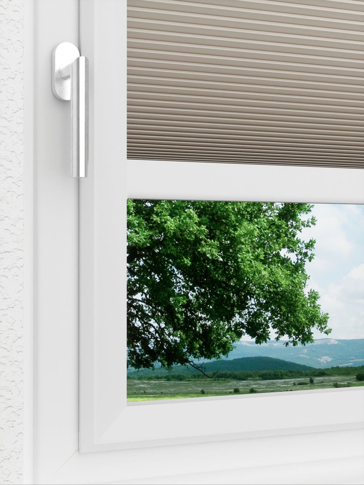 Detailansicht LYSEL HOME Plissee 012A Nana BO Wabe