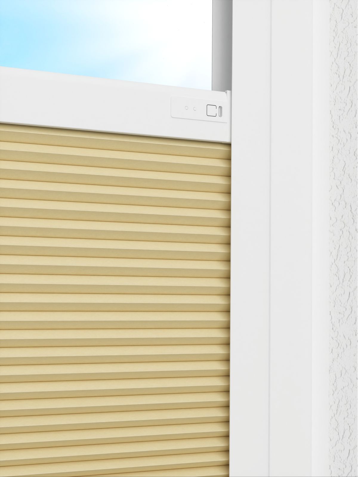 Detailansicht LYSEL HOME Plissee 031A Alba LI Wabe