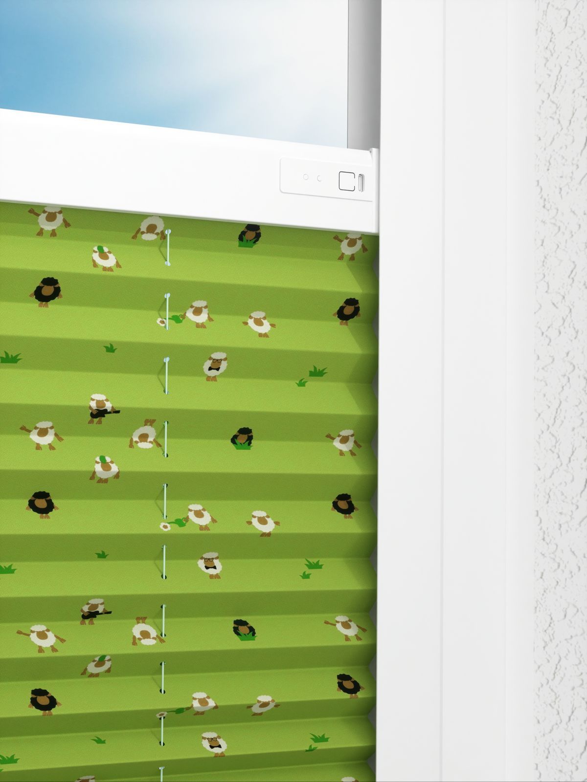 Detailansicht LYSEL HOME Plissee 402A Meadow Sheep