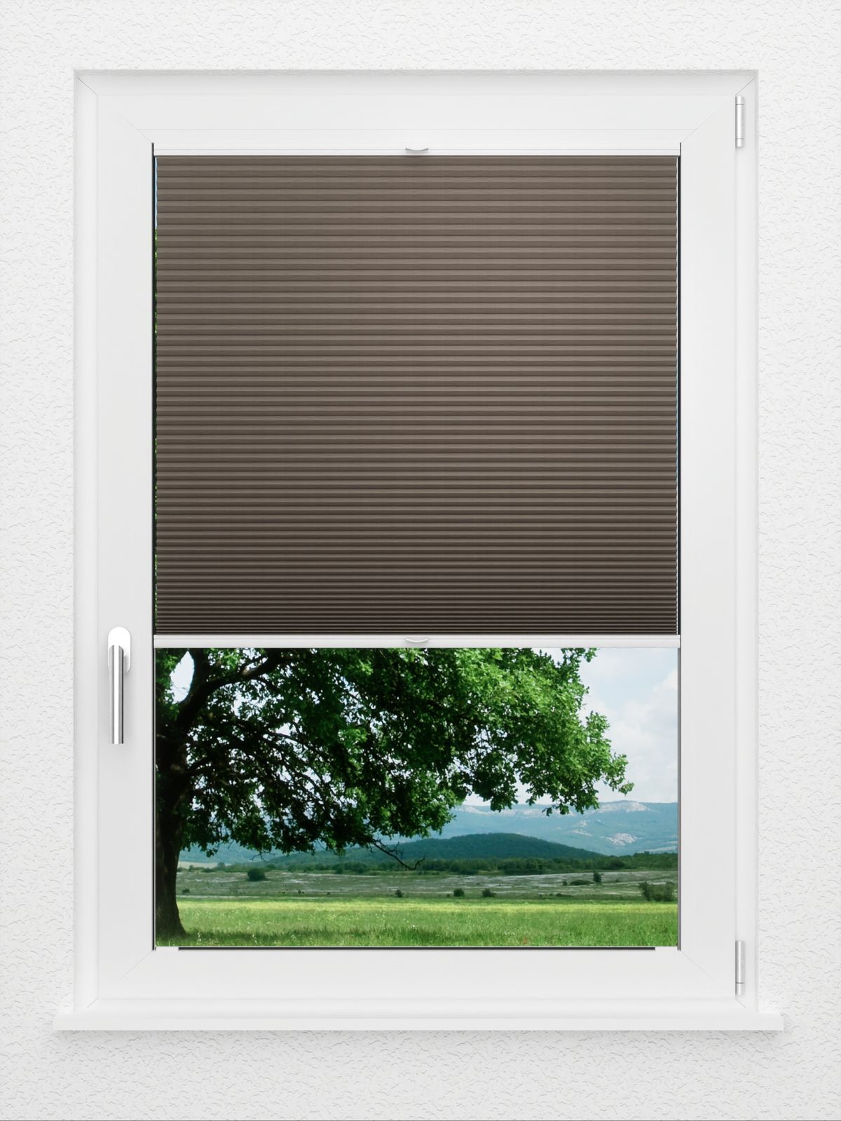 Detailansicht LYSEL HOME Plissee 314A Evelyne BO Wabe