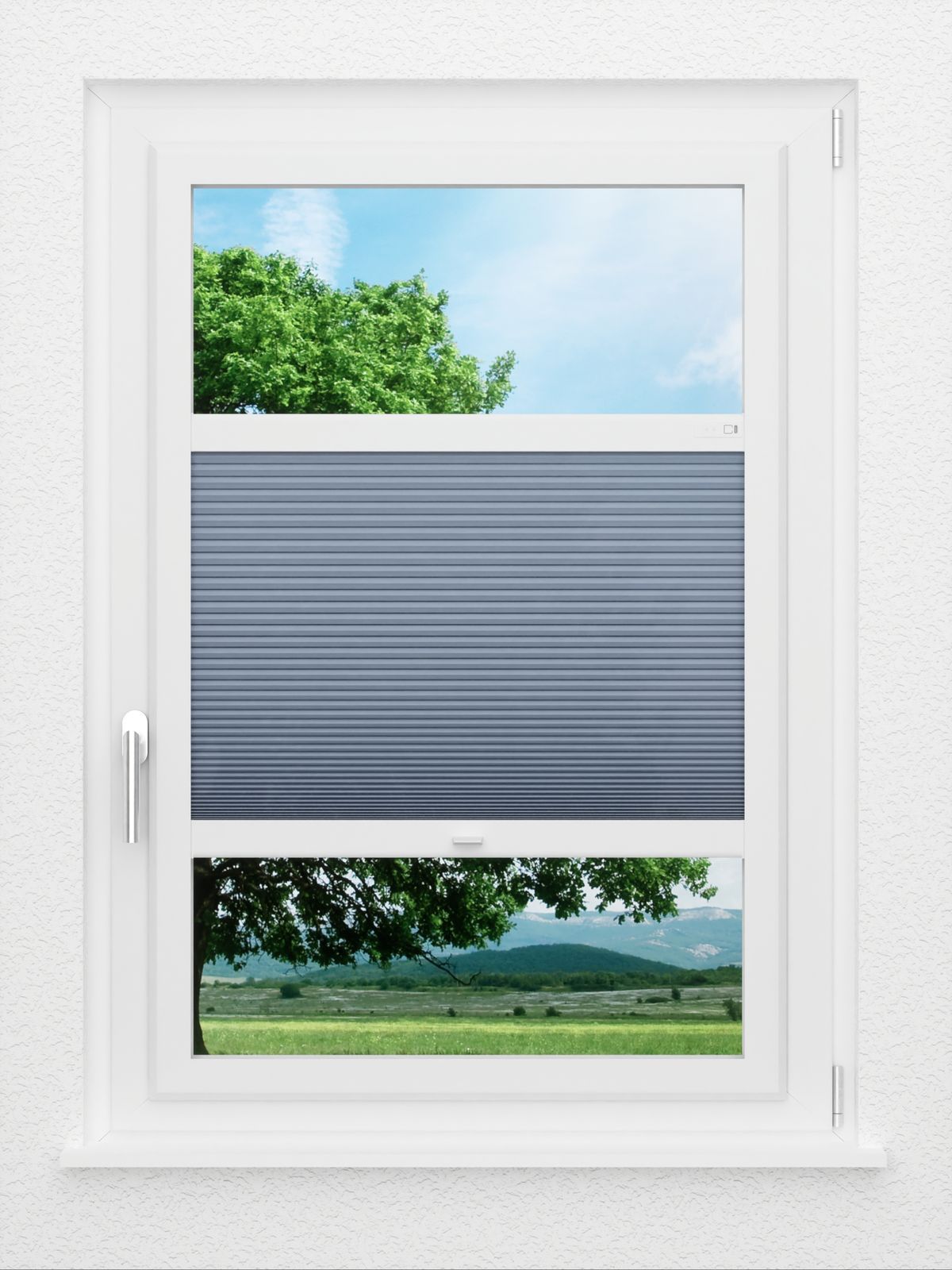 Detailansicht LYSEL HOME Plissee 029A Alba LI Wabe