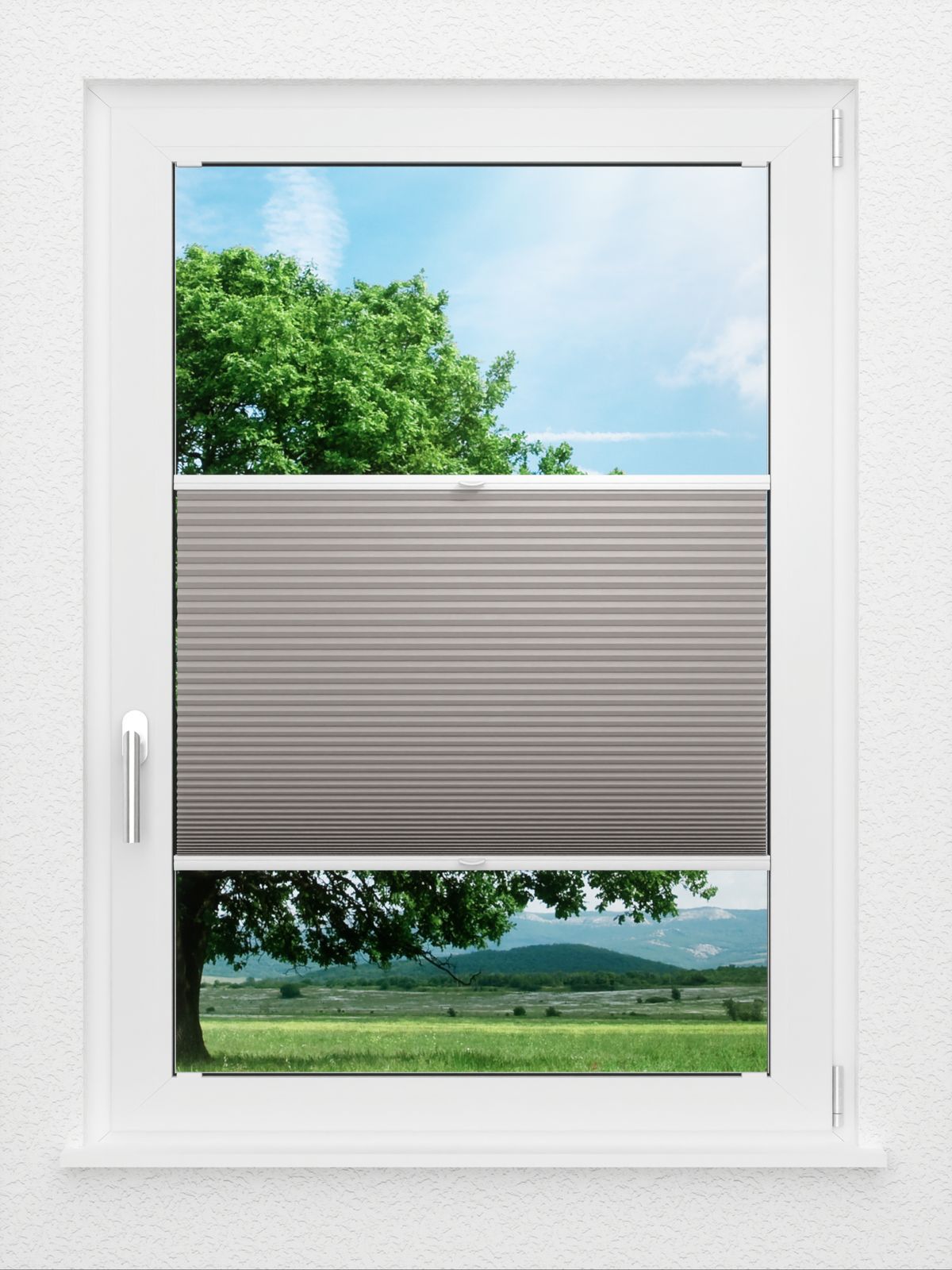 Detailansicht LYSEL HOME Plissee 038A Alba LI Wabe