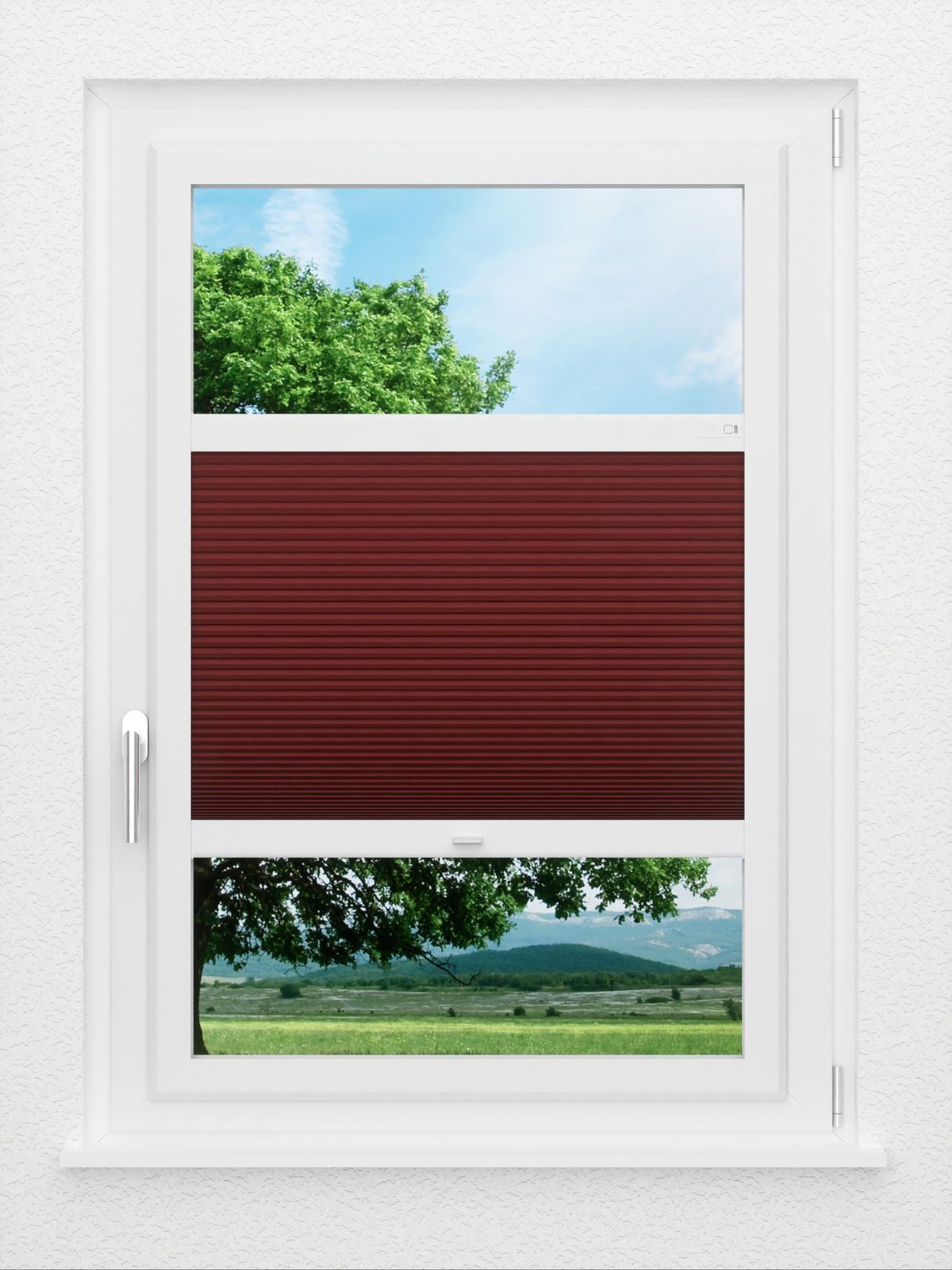 Detailansicht LYSEL HOME Plissee 028A Alba LI Wabe