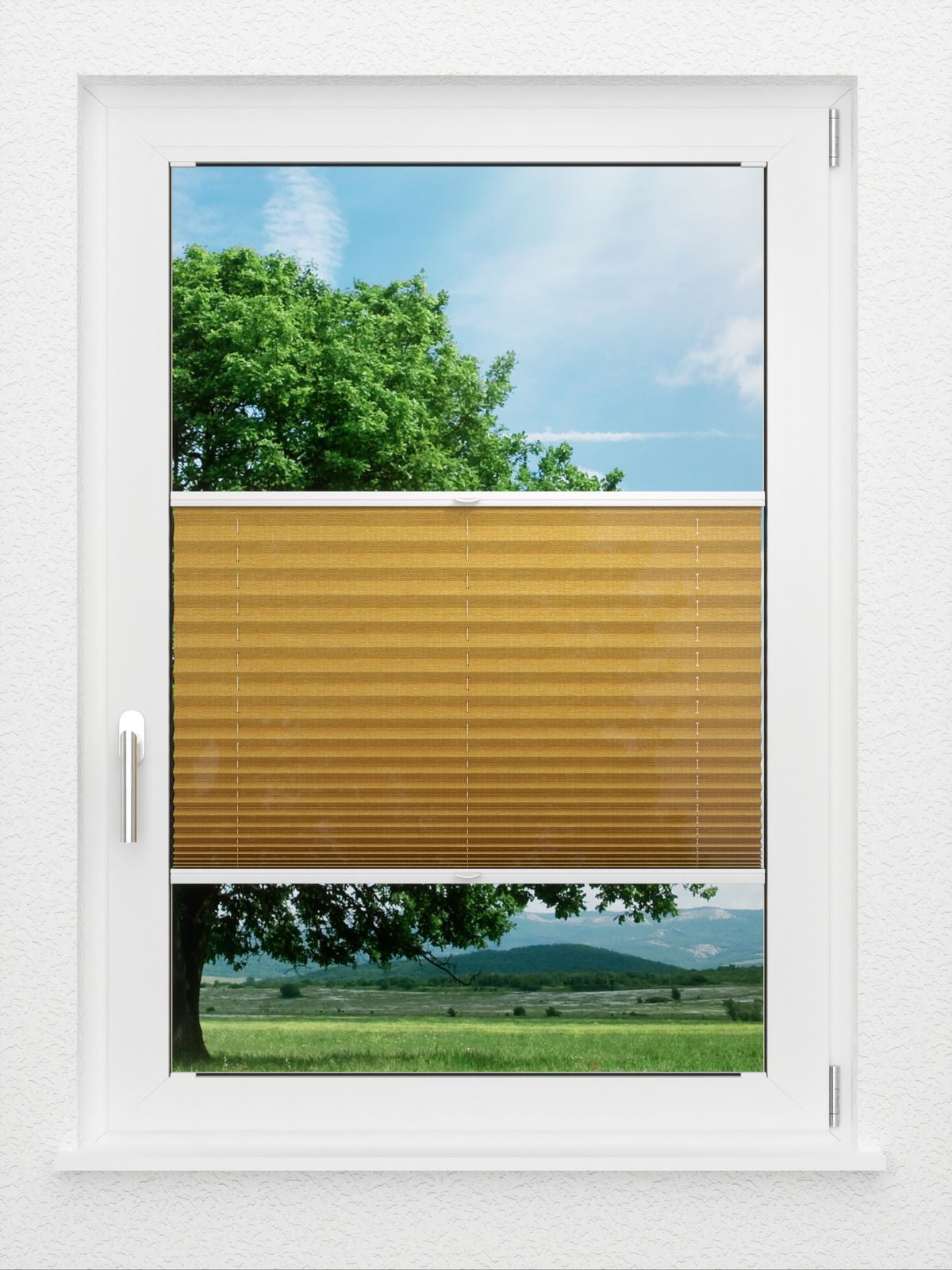 Detailansicht LYSEL HOME Plissee 432A Light Mix