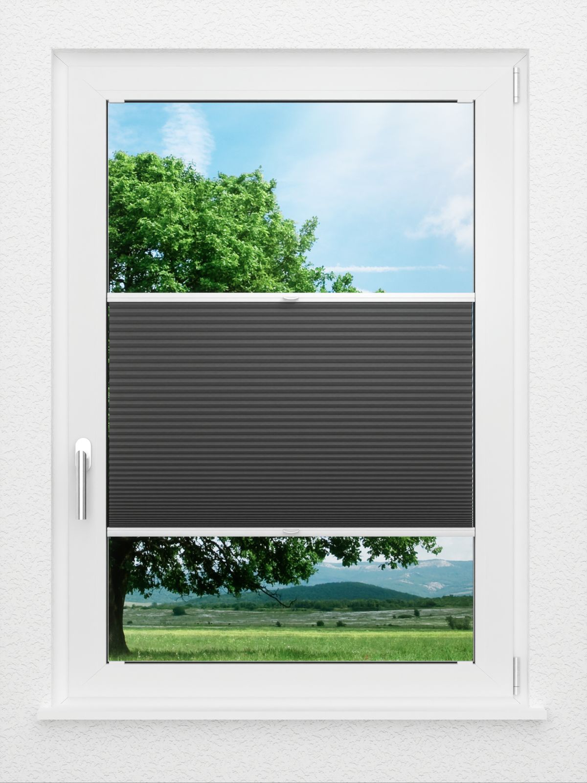 Detailansicht LYSEL HOME Plissee 310A Grid Wabe