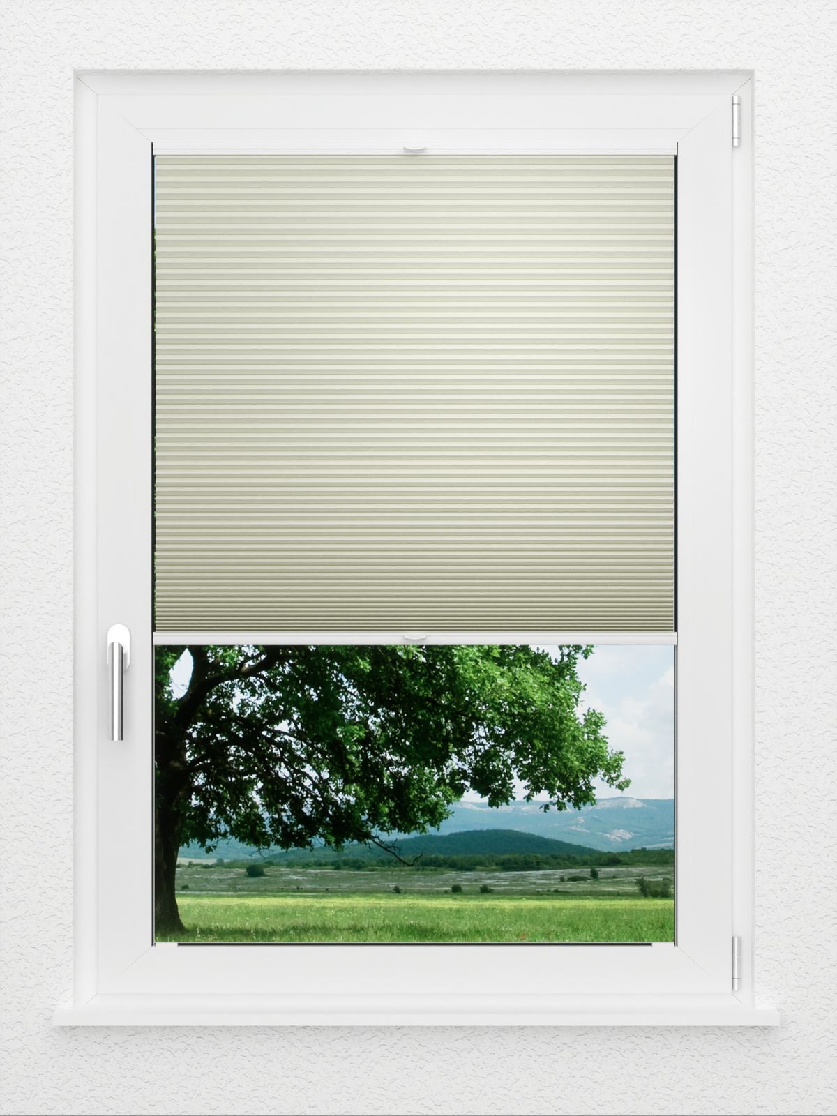 Detailansicht LYSEL HOME Plissee 315A Shadow BO Wabe