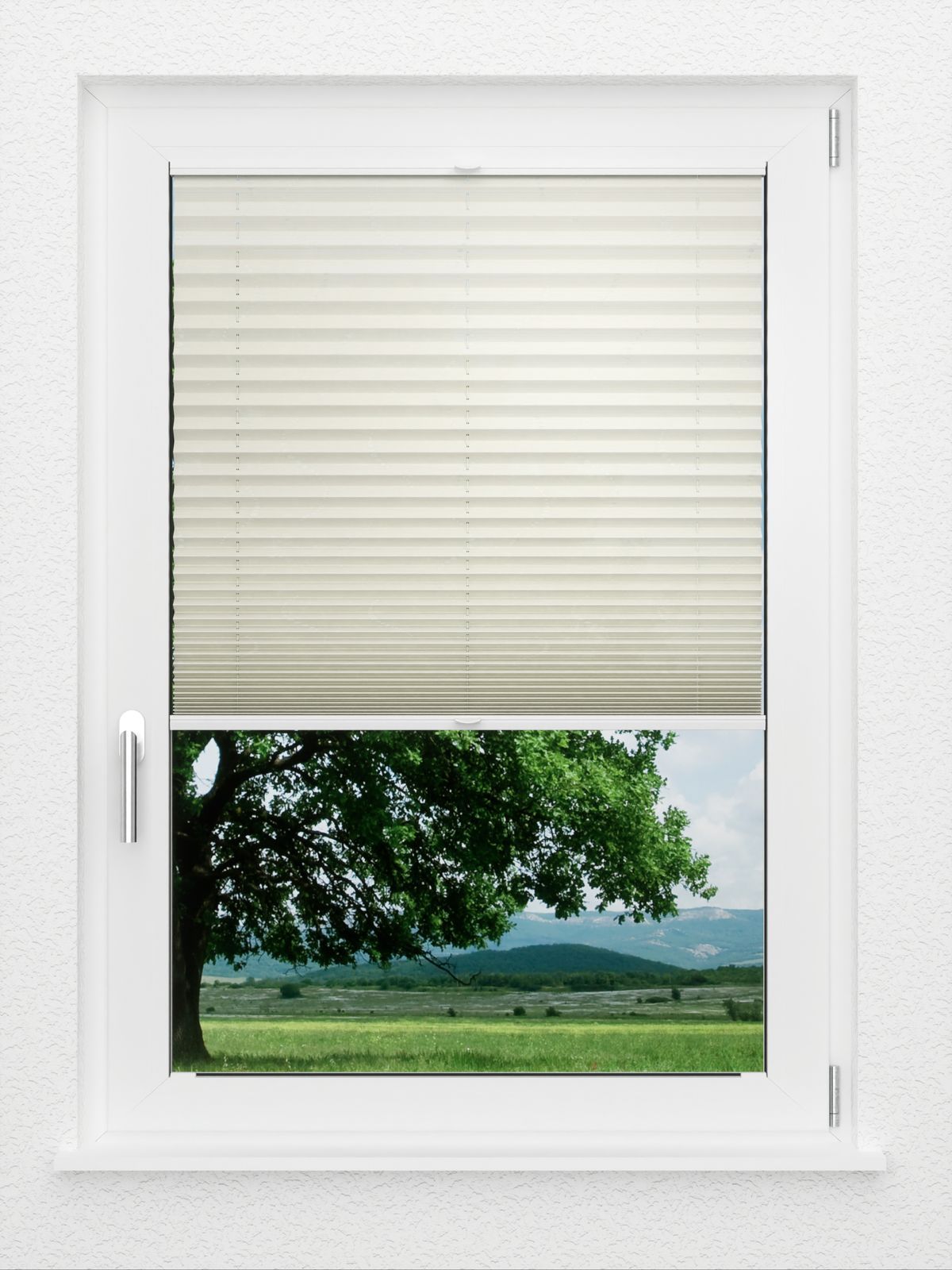 Detailansicht LYSEL HOME Plissee 410A Pearl String