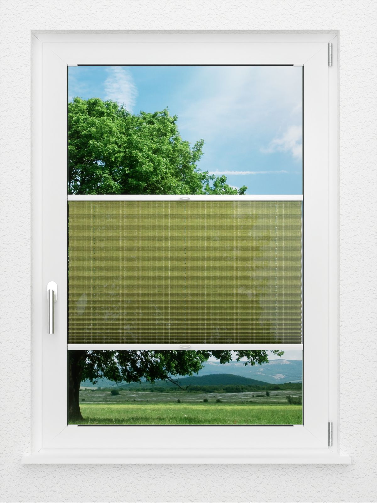 Detailansicht LYSEL HOME Plissee 436A Fine Tissue