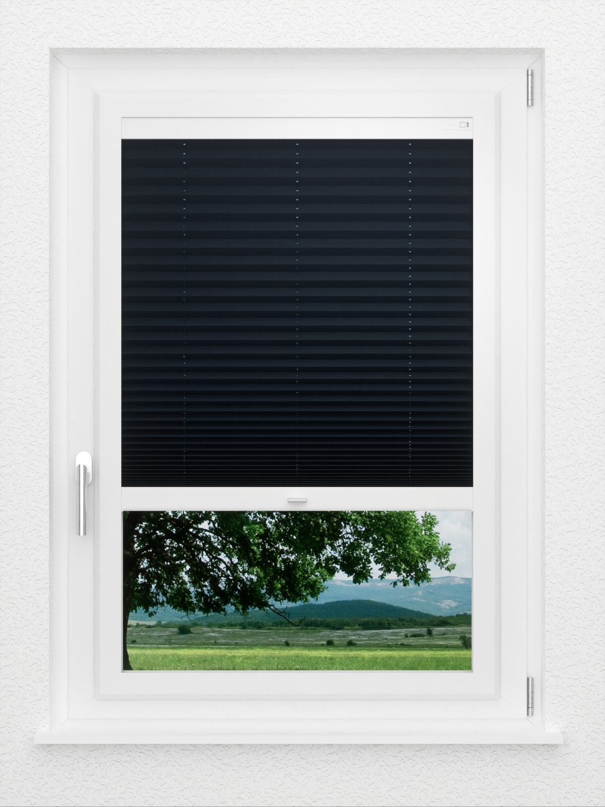 Detailansicht LYSEL HOME Plissee 425A Blackout Crepe