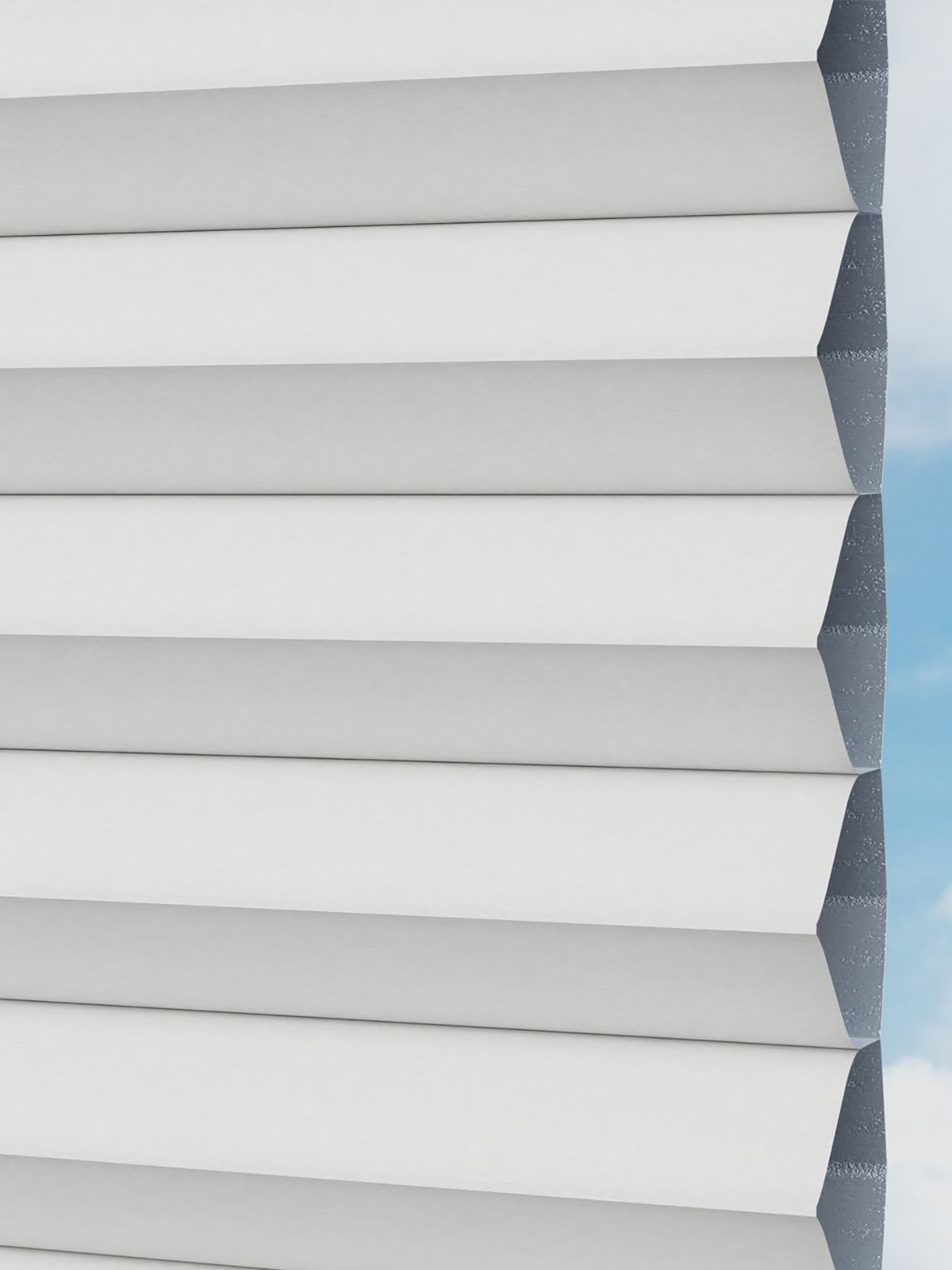 Detailansicht LYSEL HOME Plissee 006A Nana BO Wabe