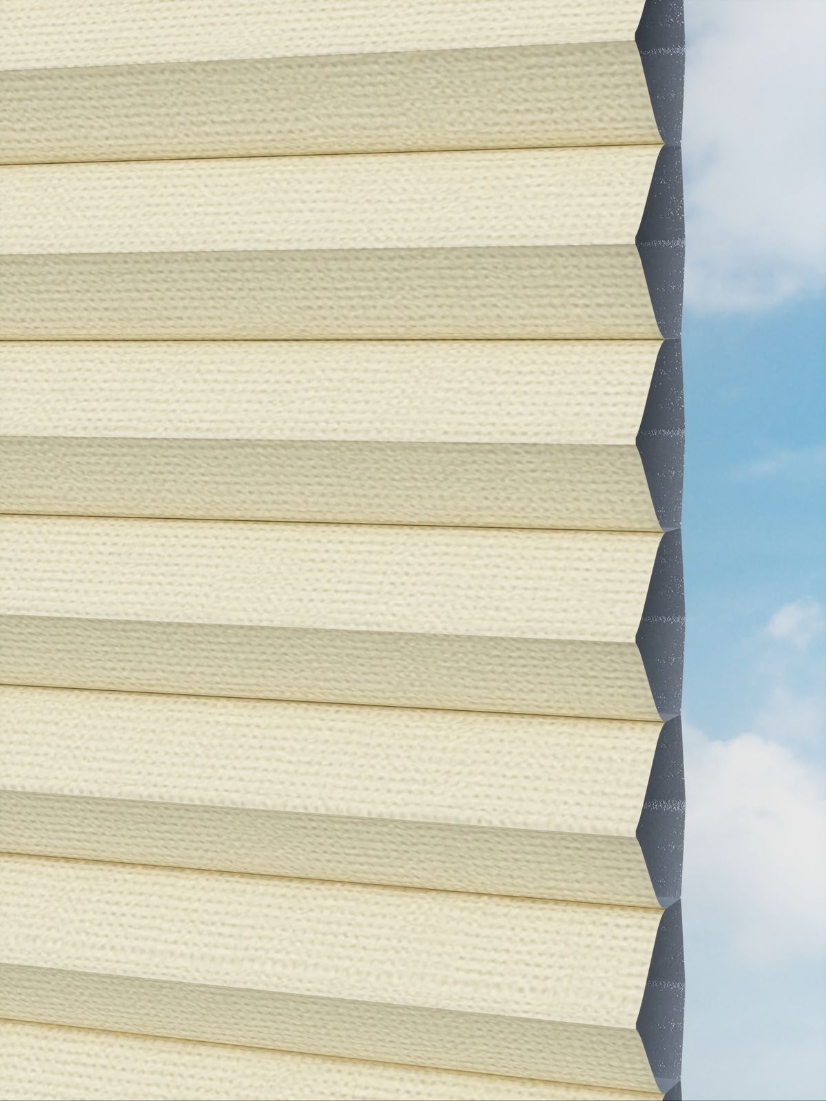 Detailansicht LYSEL HOME Plissee 320A Shadow BO Wabe