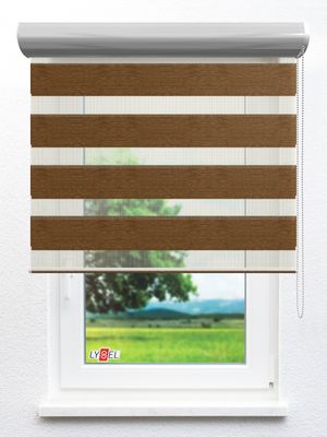Simply Doppelrollo Zeena 703711L Fensteransicht
